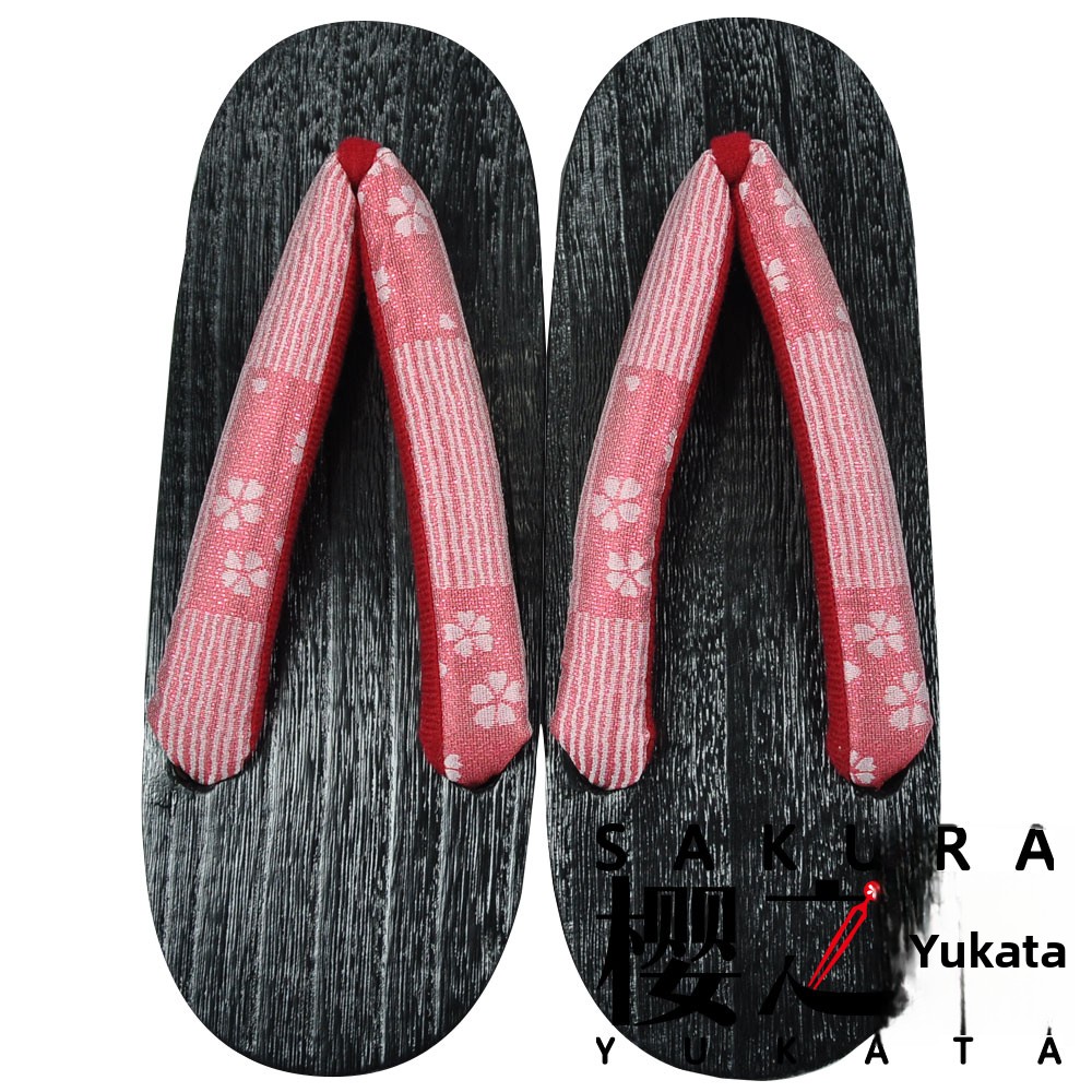 Sakura Yukata Wooden Sandals P - Bathrobe ulasan dan harga