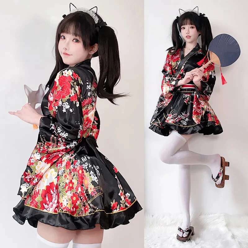Japanese Modified Kimono Dress - Bathrobe ulasan dan harga