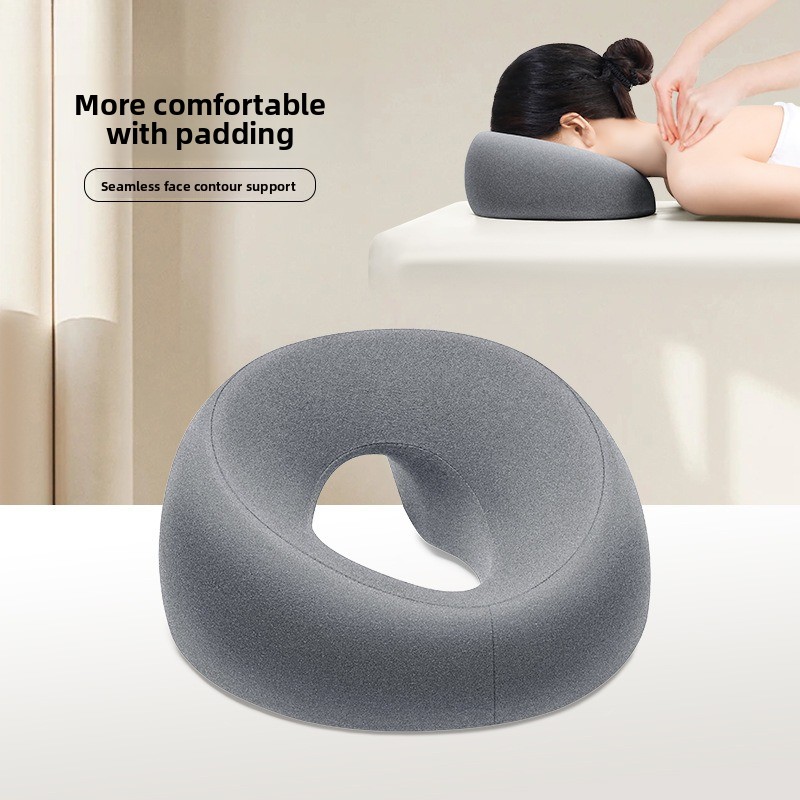 Memory Foam Face Cradle Pillow - Spa Massager ulasan dan harga