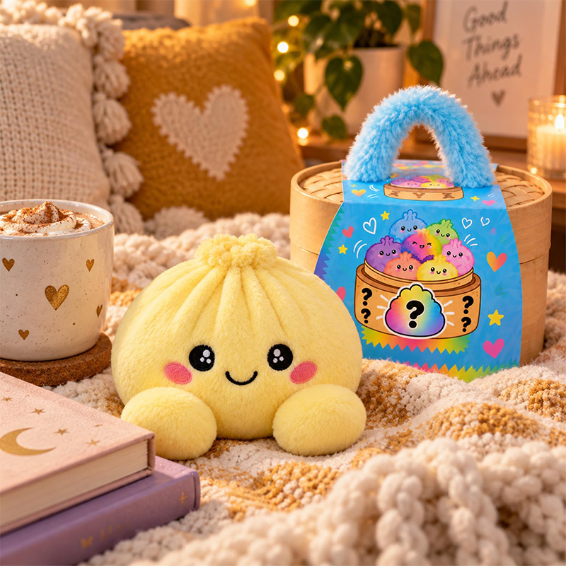 Soft Plush Giant Dumpling Pill - Face Steamer ulasan dan harga