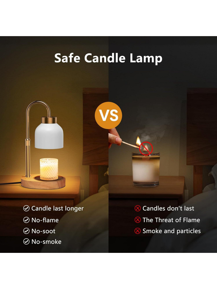 24H Timer Dimmable Candle Wax  - Wax Warmer ulasan dan harga