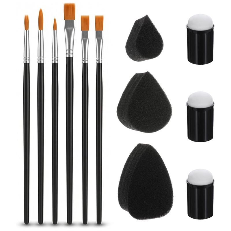 ABGH-12Pcs Face Painting Brush - Body Brush ulasan dan harga